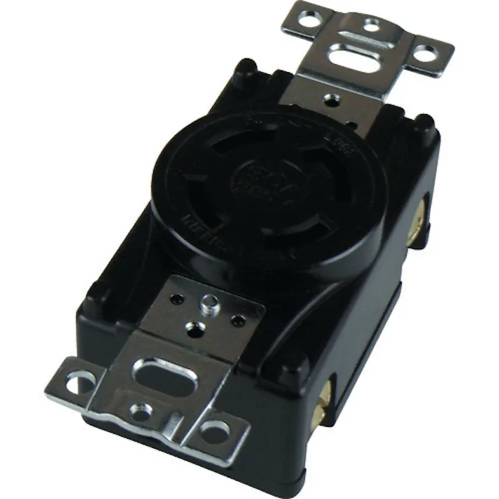 【CAINZ-DASH】アメリカン電機 引掛形 埋込コンセント 接地3P30A250V 4320【別送品】