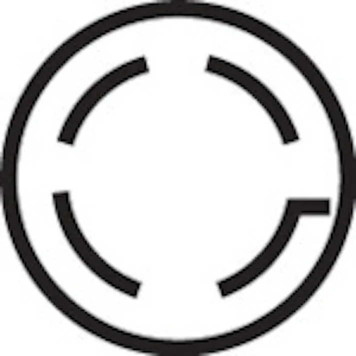 【CAINZ-DASH】アメリカン電機 引掛形 埋込コンセント 接地3P30A600V 4360【別送品】