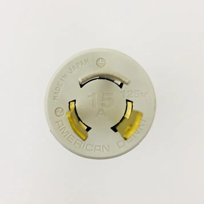 アメリカン電機 接地形2P 15A 125V アダプター KD0011