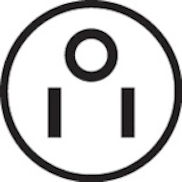 【CAINZ-DASH】アメリカン電機 平刃形 複式埋込コンセント 接地2P15A125V 7110GD【別送品】