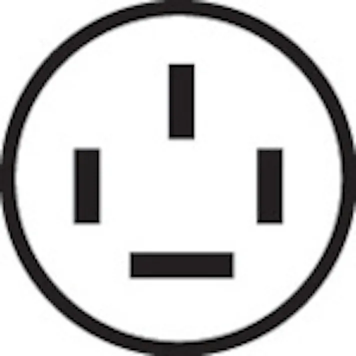 【CAINZ-DASH】アメリカン電機 平刃形 ゴムコネクタボディ 接地3P50A250V R544【別送品】