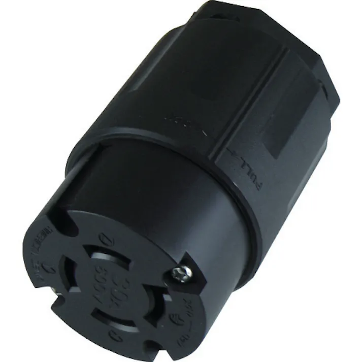 【CAINZ-DASH】アメリカン電機 引掛形 ナイロンコネクタボディ 接地3P30A600V 4364N【別送品】