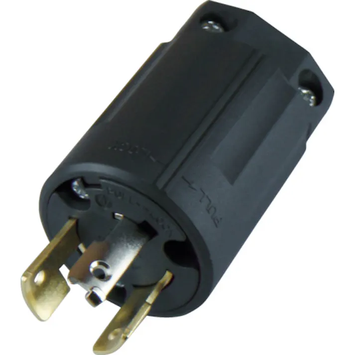 【CAINZ-DASH】アメリカン電機 引掛形 ナイロンプラグ 3P20A250V 3222N【別送品】