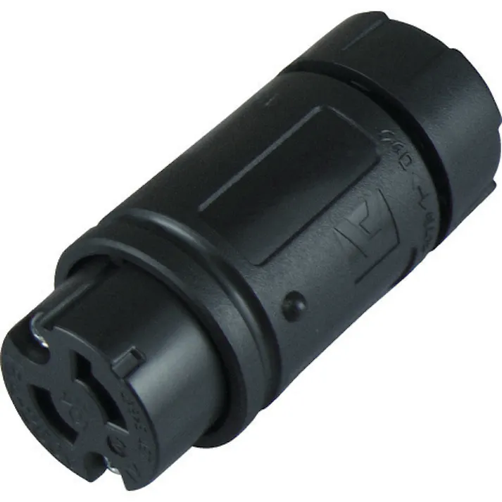 【CAINZ-DASH】アメリカン電機 引掛形 ナイロンコネクタボディ 2P15A250V 2124N【別送品】