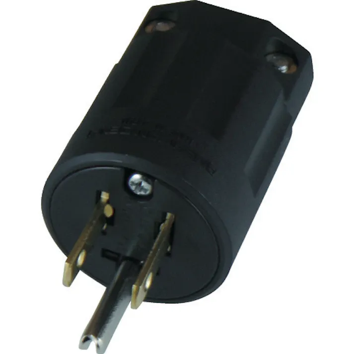 【CAINZ-DASH】アメリカン電機 平刃形 ナイロンプラグ 接地2P15A125V 7112GN【別送品】