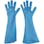 【CAINZ-DASH】東京パック エンボス手袋ロング五本絞り　ブルー　Ｌ BL45L【別送品】