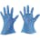 【CAINZ-DASH】東京パック 使い捨て手袋　ニューマイジャストエコノミー化粧箱　Ｍ　ブルー BNEK-M【別送品】