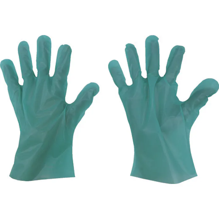 【CAINZ-DASH】東京パック エンボス手袋五本絞りエコノミー化粧箱S グリーン GEK-S【別送品】