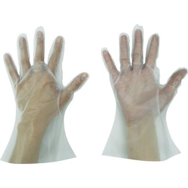 【CAINZ-DASH】東京パック 使い捨て手袋　ニューマイジャストエコノミー化粧箱ＭＬ　半透明 NEK-ML【別送品】
