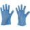 【CAINZ-DASH】東京パック 使い捨て手袋　Ｓ－ＨＹＢＲＩＤグローブ五本絞り　Ｓ　ブルー BHG-S【別送品】