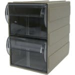 サカセ化学工業 ビジネスカセッター Sタイプ単体 W125×D192×H186 引出し2個 S-322 小型パーツケース(小型パーツケース) サカセ化学工業 ビジネスカセッター Sタイプ単体 W125×D192×H186 引出し2個 S-322 小型パーツケース(小型パーツケース)