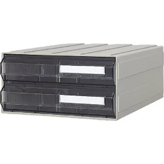 【CAINZ-DASH】サカセ化学工業 ビジネスカセッター A4タイプ 引出2段 A4-242【別送品】