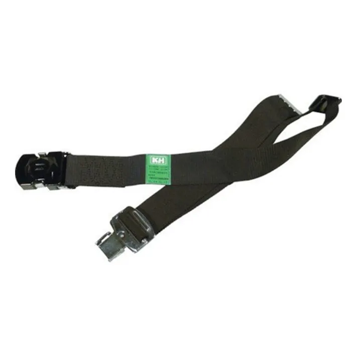 基陽 KH ワンタッチバックル胴ベルト アロッキー 1400mm 黒/黒 47673F