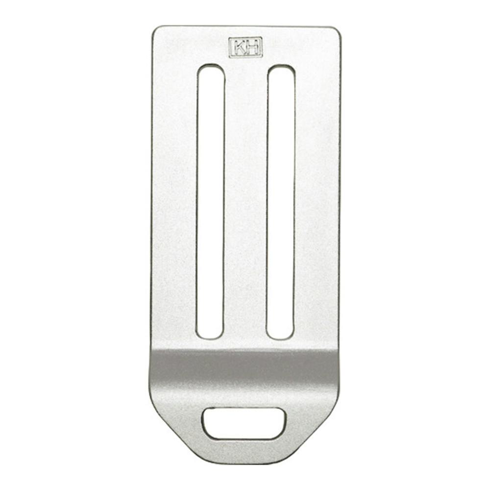 基陽 KH アルミ製D環止め 2穴下穴付 シルバー 2DAS