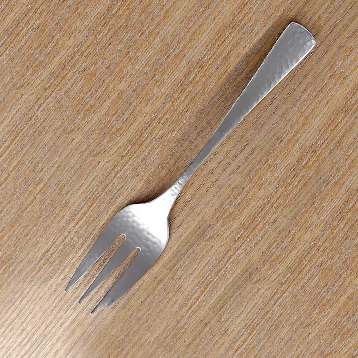 槌目仕上げ ケーキフォーク