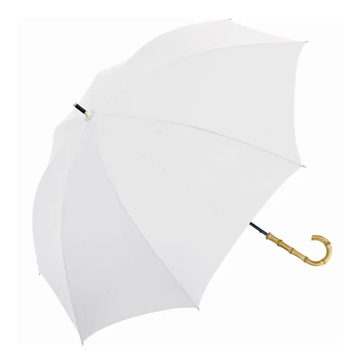 UVバンブー長傘 55cm ライトグレー