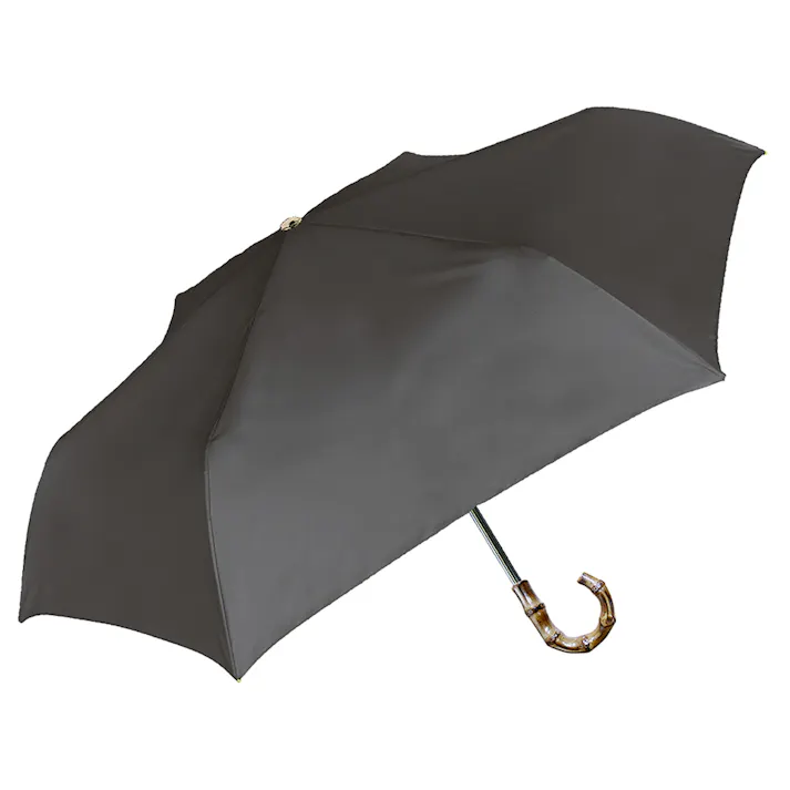 UVバンブー折傘 55cm チャコールブラウン