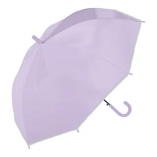 UV 子供無地長傘 55cm パープル