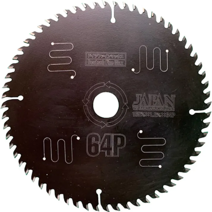 【CAINZ-DASH】チップソージャパン 『ファインマックス』一般木工造作用 165×64P DF64-165【別送品】