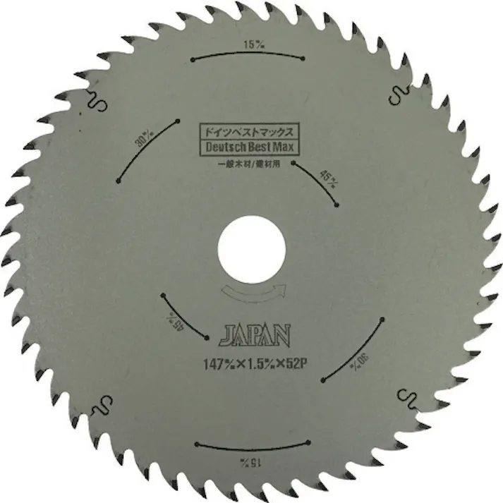 【CAINZ-DASH】チップソージャパン 『ベストマックス/フッ素』一般木工用/集成材用 147×52P DB52-147F【別送品】