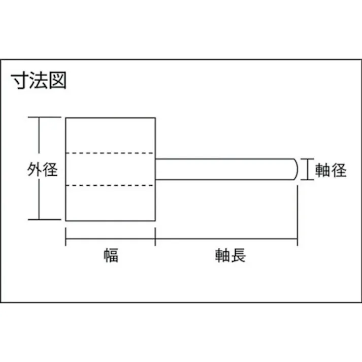 【CAINZ-DASH】柳瀬 軸付フラップホイール(180) UF60259【別送品】