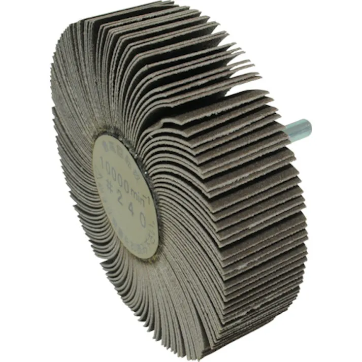 【CAINZ-DASH】柳瀬 軸付フラップホイール 100x25x6 #240 UF1002510【別送品】