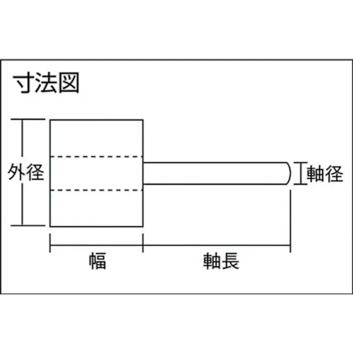 【CAINZ-DASH】柳瀬 ユニロン軸付フラップ(仕上目) NF5025S13【別送品】