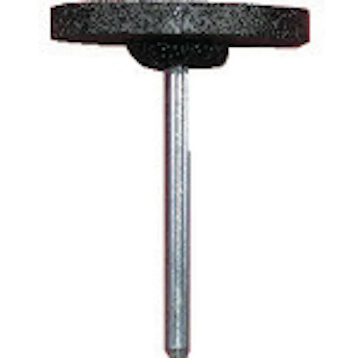 【CAINZ-DASH】柳瀬 レジノイド軸付砥石 A(黒) 円筒薄 40x5x6 BA405-H1-5P【別送品】