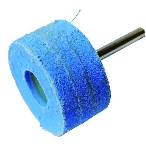 柳瀬 軸付綿バフホイール 50X25X6 HCK50 バフ(グラインダー用研磨材) 柳瀬 軸付綿バフホイール 50X25X6 HCK50 バフ(グラインダー用研磨材)