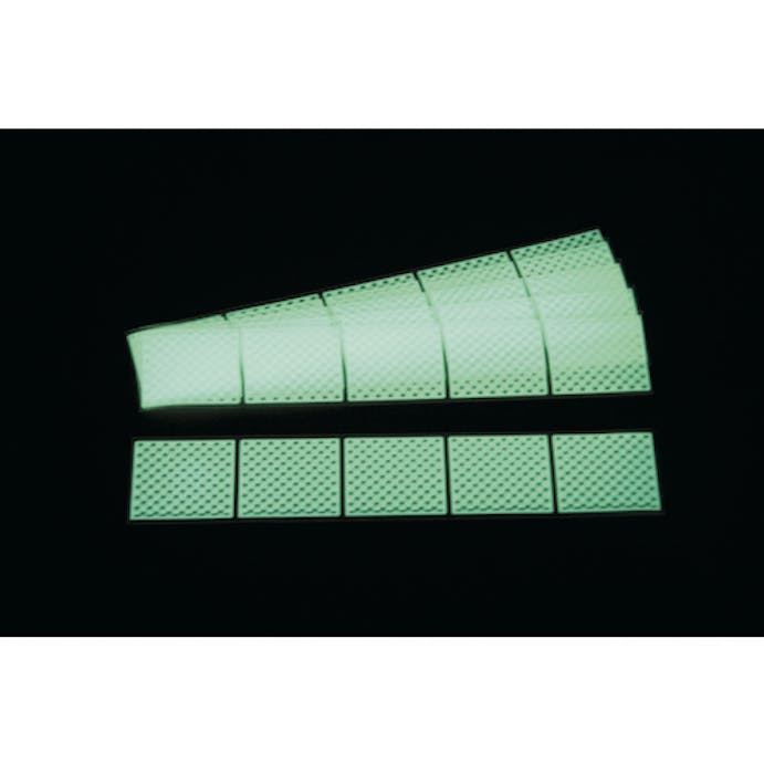 【CAINZ-DASH】中川ケミカル 蓄光フィルム　エルナイト　幅５０×長さ２５０×厚さ０．４１ｍｍ L-NIGHT【別送品】
