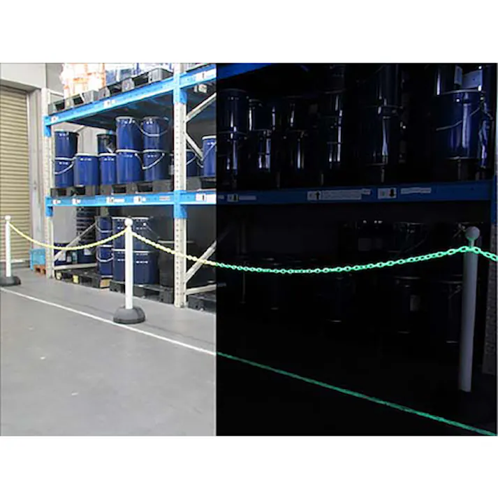 【CAINZ-DASH】根本特殊化学 ルミノーバチェーン全蓄光 YE3N【別送品】