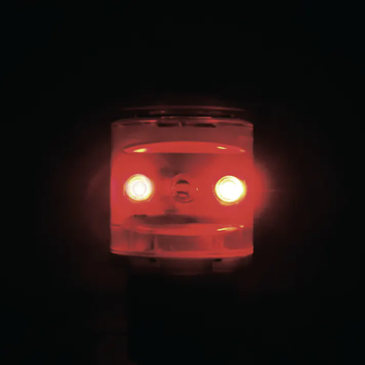 【CAINZ-DASH】キタムラ産業 ソーラー式明るい二色工事灯 KSH-001【別送品】