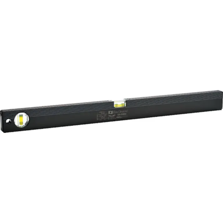 【CAINZ-DASH】エビス 磁石付ベーシックレベルブラック600mm ブラック/グリーン ED-60MB【別送品】