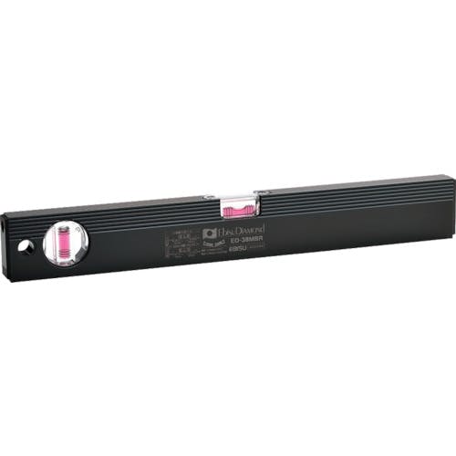 エビス 磁石付ベーシックレベルブラック 380mm ブラック/レッド ED-38MBR アルミ製水平器 エビス 磁石付ベーシックレベルブラック 380mm ブラック/レッド ED-38MBR アルミ製水平器