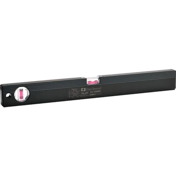 【CAINZ-DASH】エビス 磁石付ベーシックレベルブラック 450mm ブラック/レッド ED-45MBR【別送品】