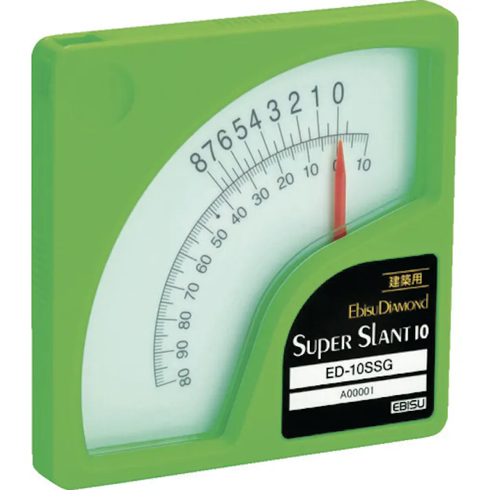 【CAINZ-DASH】エビス 勾配計 スーパースラント10 建築用 ED-10SSG 蛍光グリーン ED-10SSG【別送品】