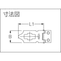 【CAINZ-DASH】ストロング金属 塗りストロング掛金１１５ｍｍ NK-A-SP-GR-115【別送品】