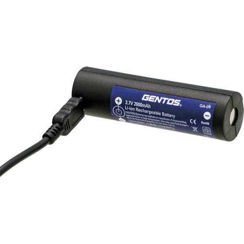 ジェントス 専用充電池GA09 GA-09 ハンドライト用オプション ジェントス 専用充電池GA09 GA-09 ハンドライト用オプション