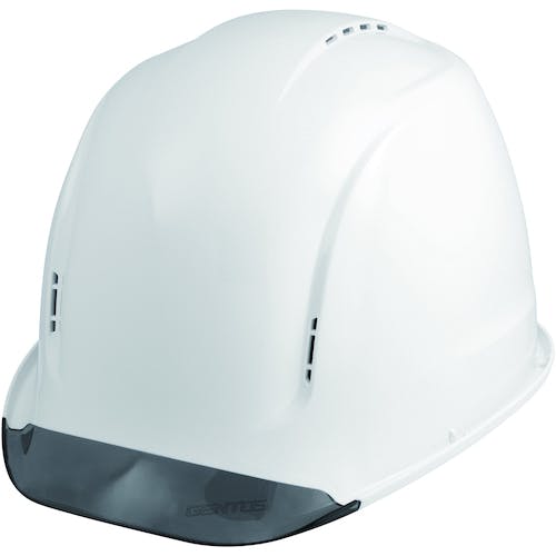 ジェントス GRIT ヘッドライト一体化可能ヘルメット テープ内装タイプ 白 GH01VYT-WH つば付ヘルメット ジェントス GRIT ヘッドライト一体化可能ヘルメット テープ内装タイプ 白 GH01VYT-WH つば付ヘルメット