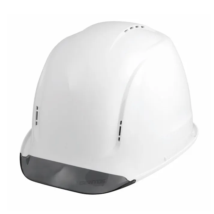 ジェントス GRIT ヘッドライト一体化可能ヘルメット 成型内装タイプ 白 GH01VYM-WH