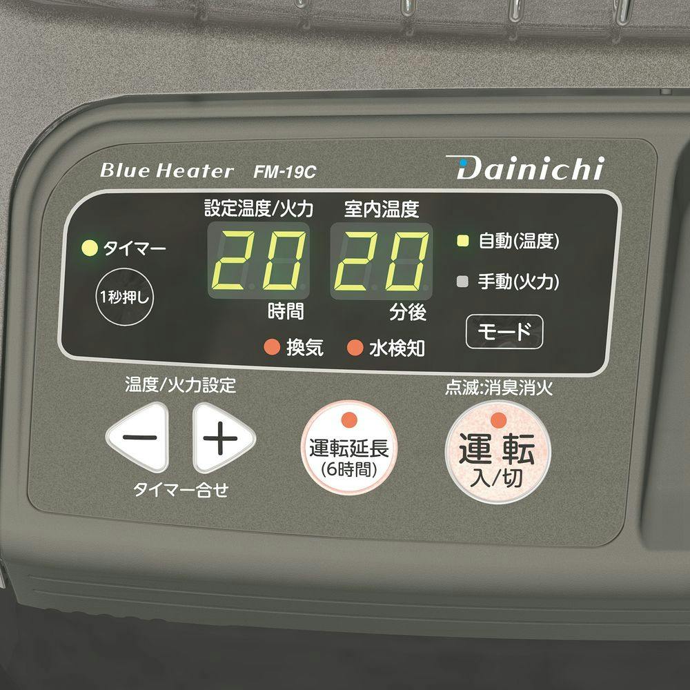 ハイパワーDAINICHI ストーブ ブルーヒーター FM 106 F 【公式通販】