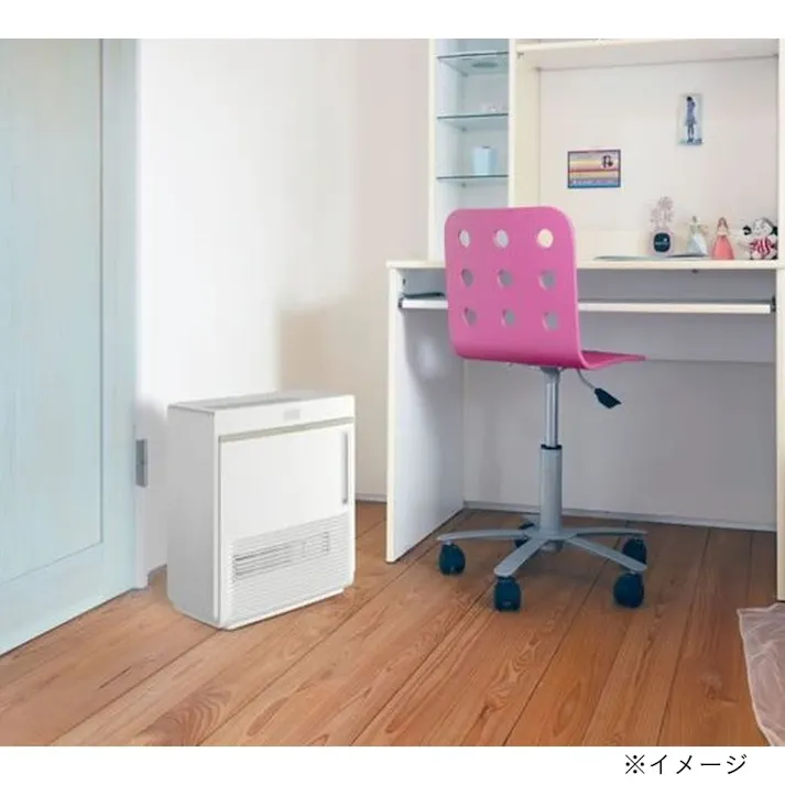 ダイニチ工業 加湿セラミックファンヒーター 人感・温度センサー付 ホワイト EFH1200F(W)