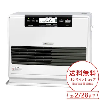 石油ファンヒーター 鉄筋25畳木造19畳程度 クールホワイト FW-72DX6W【別送品】