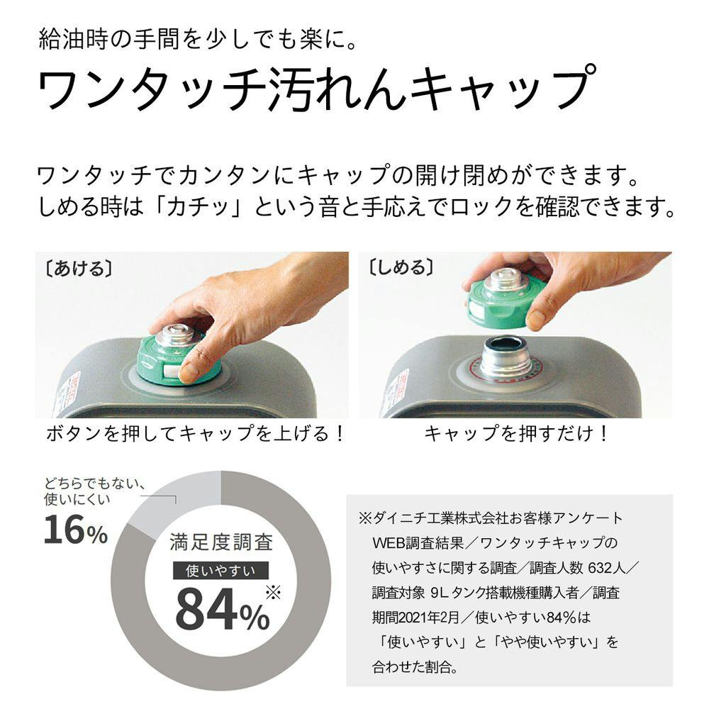 K-1040　ダイニチ　石油ファンヒーター　FW-3222NC　美品　キレイ ダイニチ 【2022モデル】FW-3222NC-W 石油ファンヒーター NC