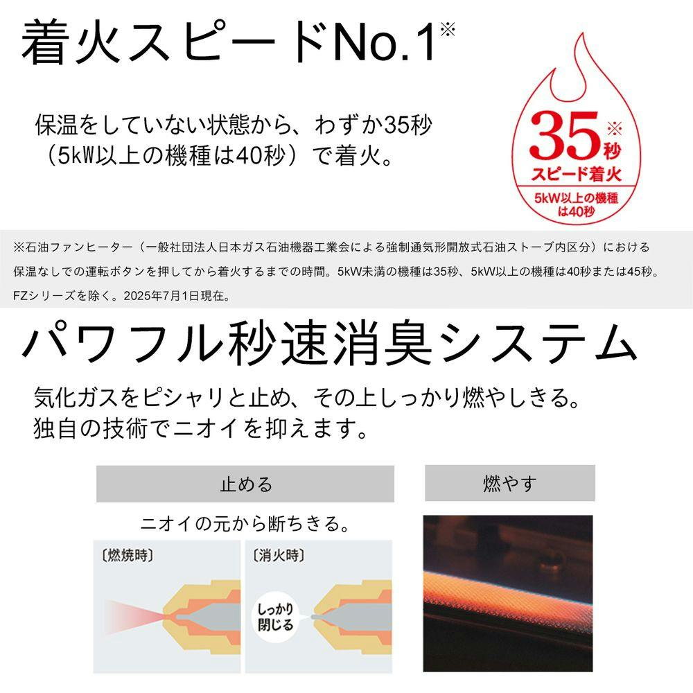 石油ファンヒーター NCタイプ 鉄筋15畳木造11畳程度 ムーン