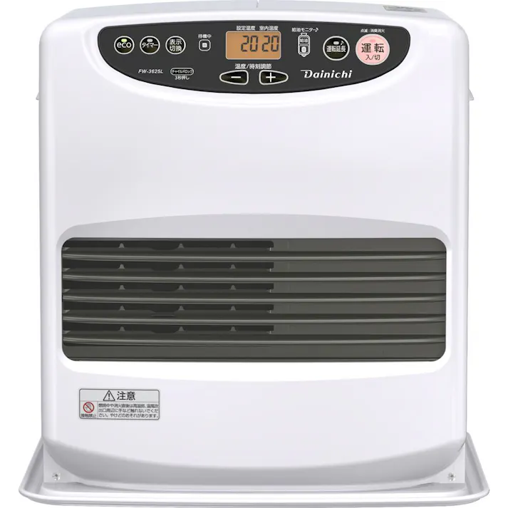 石油ファンヒーター 鉄筋13畳木造10畳程度 ムーンホワイト FW-3625L-W【別送品】