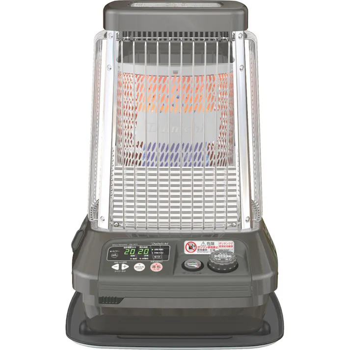 大型石油ストーブ 鉄筋65畳木造47畳程度 メタリックグレー FM-19C3-H【別送品】