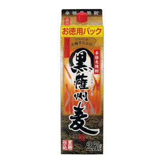 (鹿児島県)黒薩州 麦 25度 パック 2.7L【別送品】