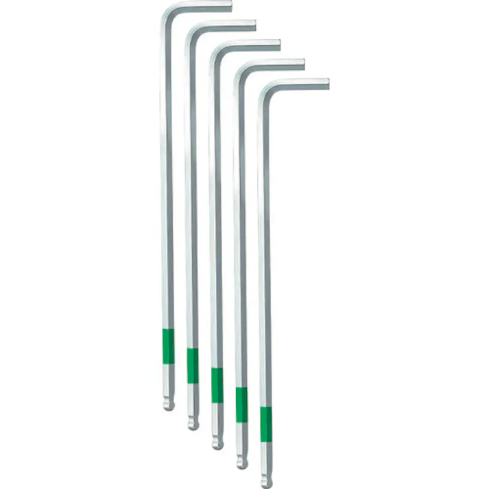 【CAINZ-DASH】フジ矢(ワイズ) スーパーボールレンチ 【単品】5本組(LL)5.0mm SBL-50-5P【別送品】