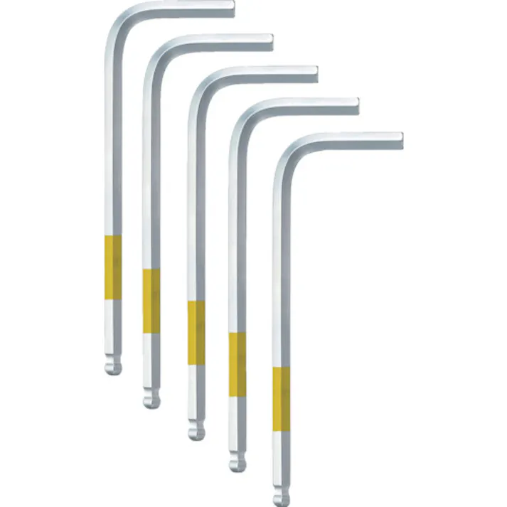 【CAINZ-DASH】フジ矢(ワイズ) ボールポイントレンチ 【単品】5本組NC(標準サイズ)4.0mm SBNC-40S-5P【別送品】